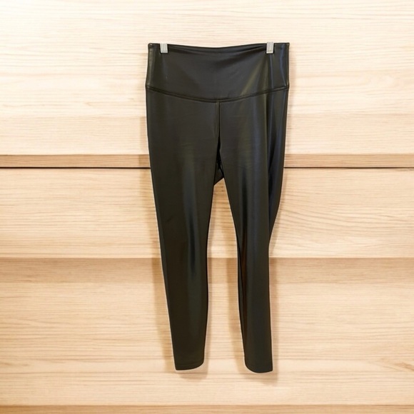 White House Black Market Runaway Leggings, Size 6, Black Faux Leather, S… - Picture 3 of 10